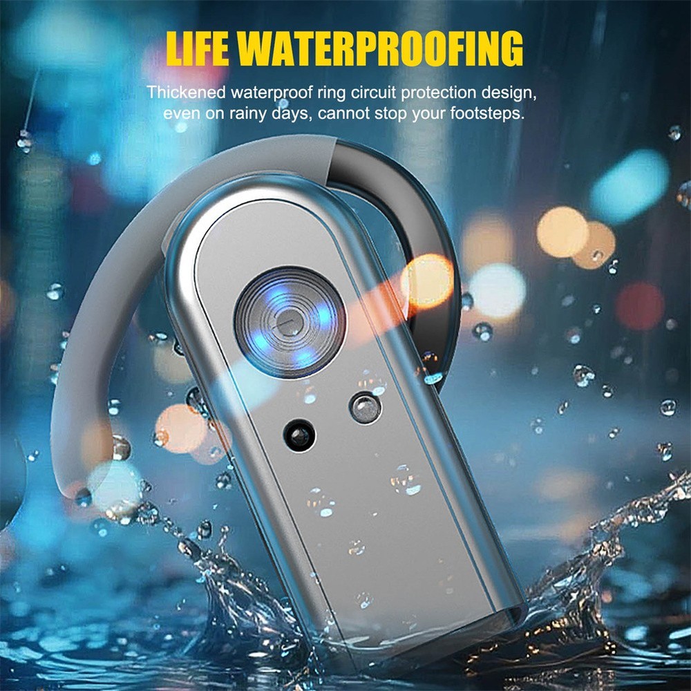 Bright LED Ear Strap Headlamp USB Rechargeable Motion Sensor Magnetic Headlight