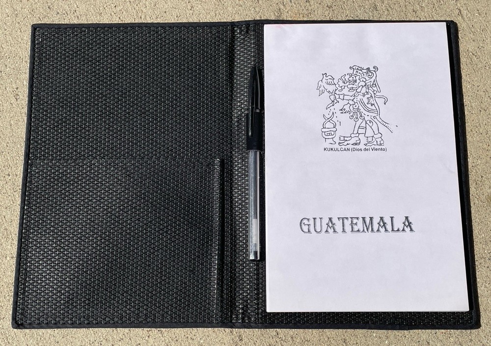 Guatemalan Tapestry Notebooks Red/Orange Multicolor with Removeable Covers