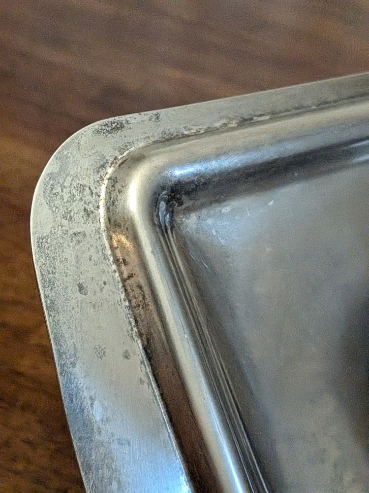 VTG Silver Plated Casserole Serving Dish Lid Only Large Rectangular 13.5 X 8"