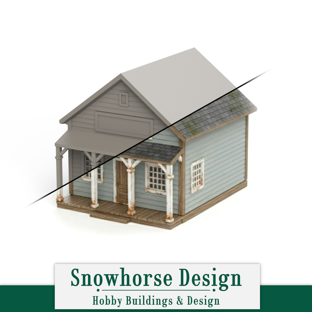 Tackle Shop (Unpainted) | Shoreline (HO Scale)