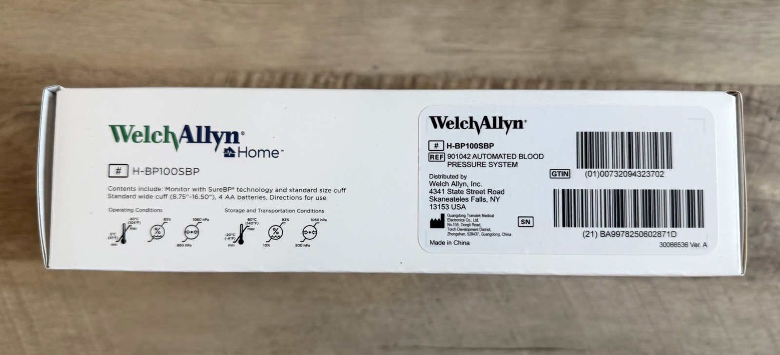 Welch Allyn Home Blood Pressure Monitor & Cuff H-BP100SBP 1700 Series Unopened