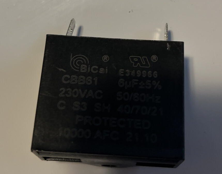 W11405830 Microwave Fan Motor Capacitor