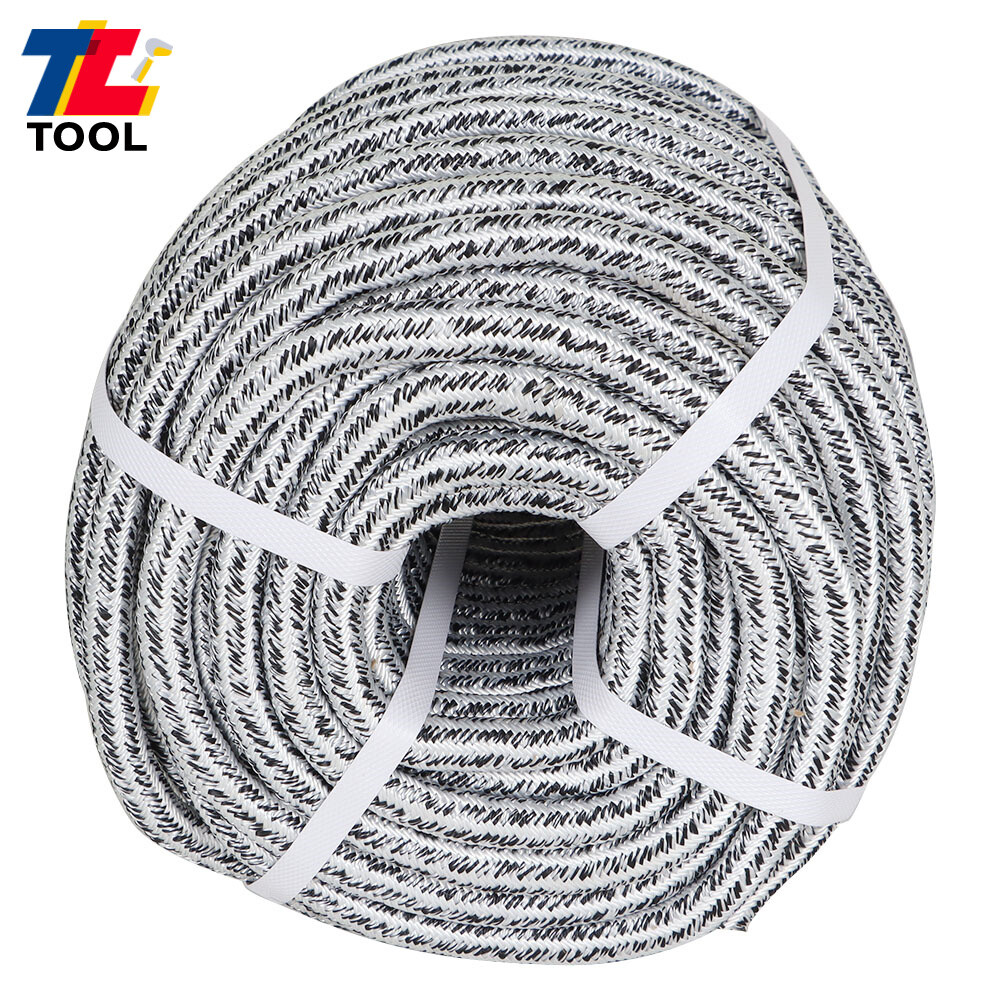 16000Lbs 5/8" × 200' 24 Strand Braid Polyester Rope Arborist Tree Climbing Rope
