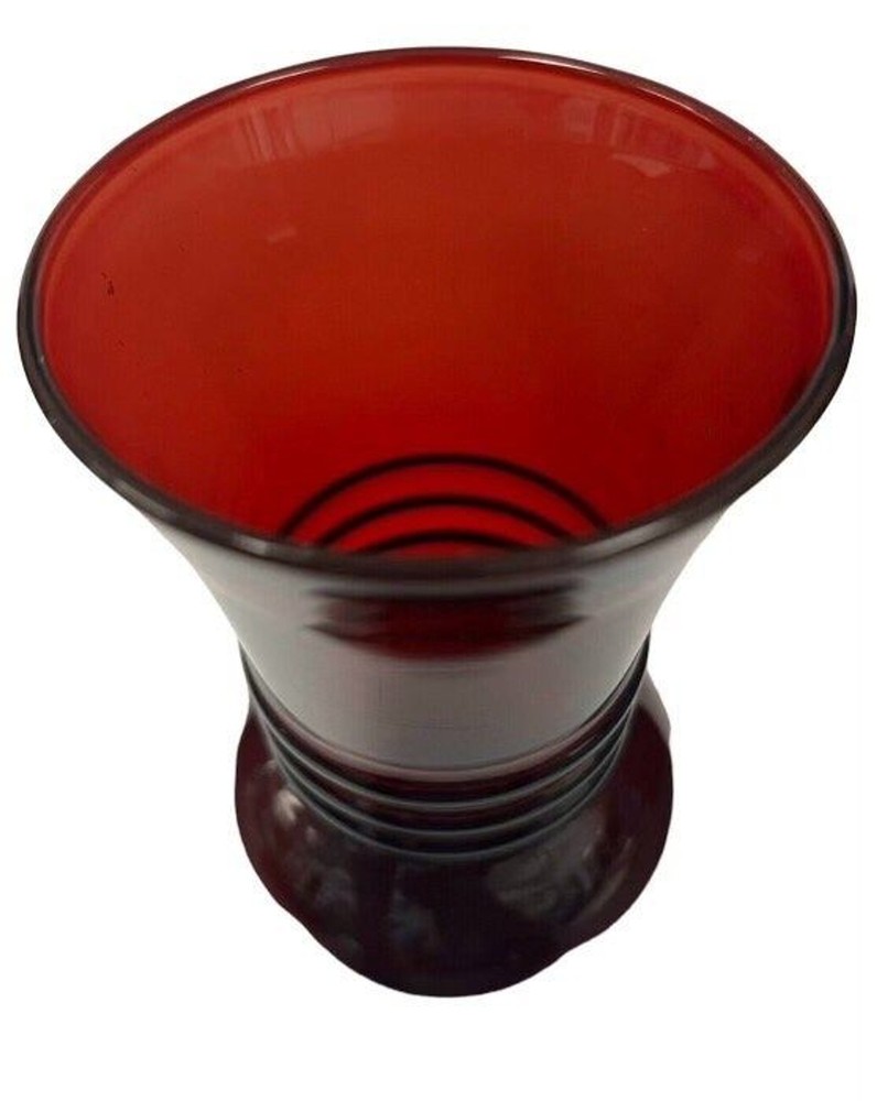 Indiana Glass Ruby Red Bud Vase