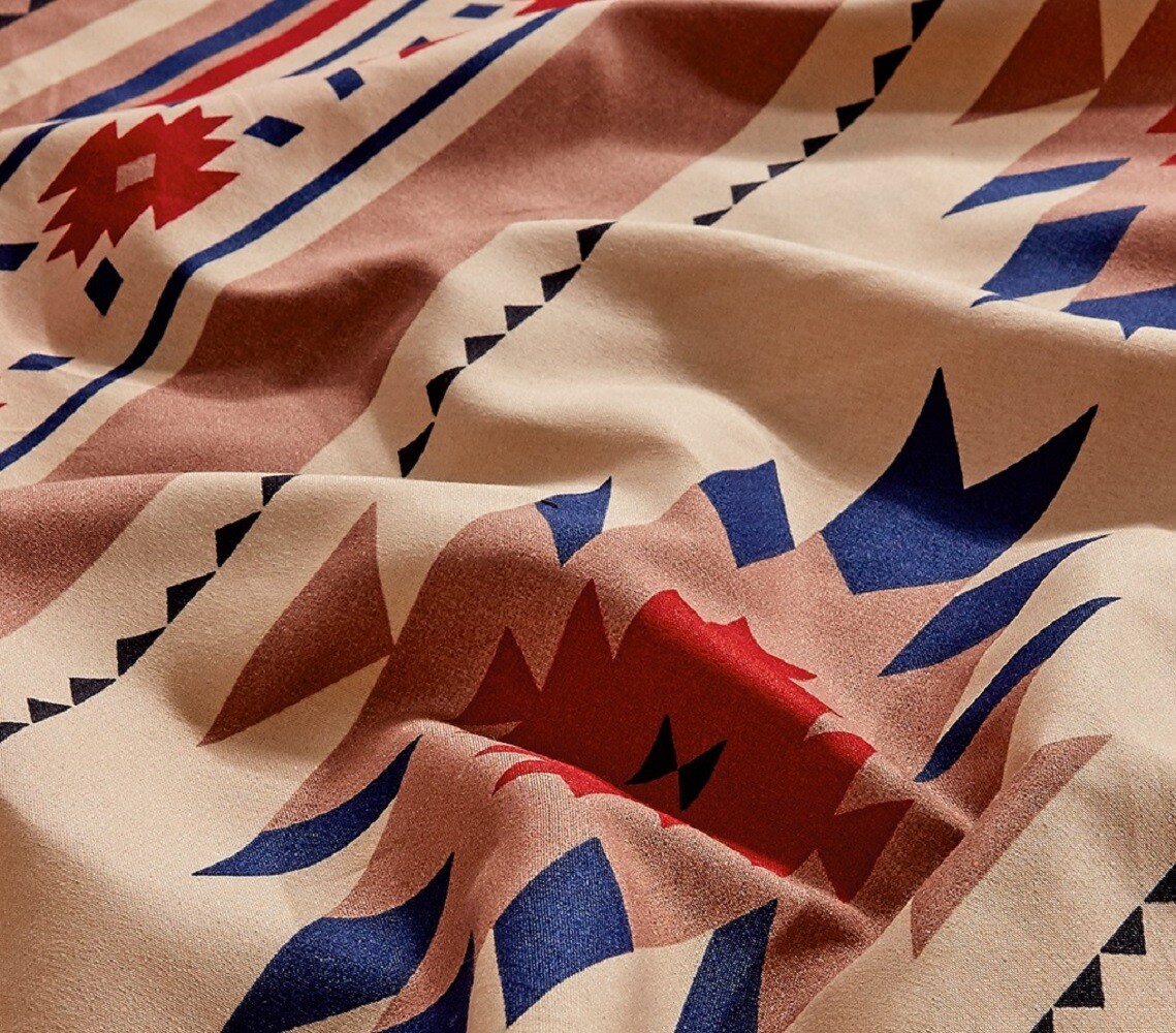 Chezmoi Collection 4-Piece Southwestern Tribal Multi-Color Sheet Set