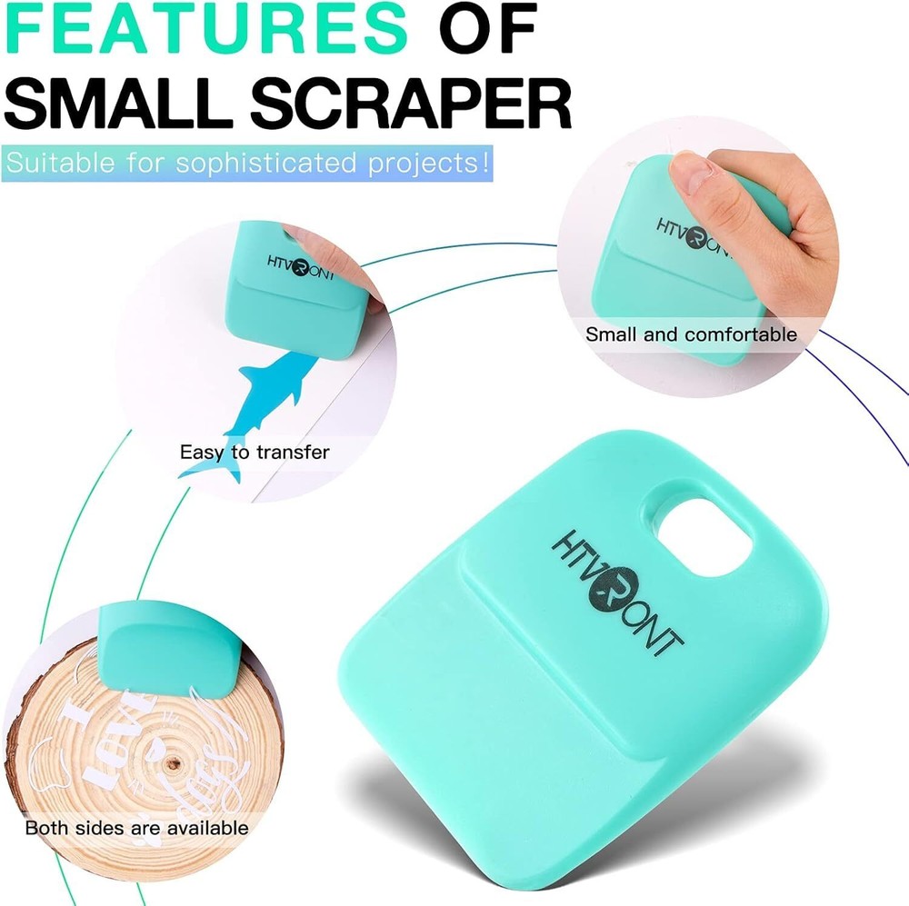 Vinyl Scraper - 2Pack Scraper Tools for Vinyl Craft Weeder Vinyl Tool Kit Bas...