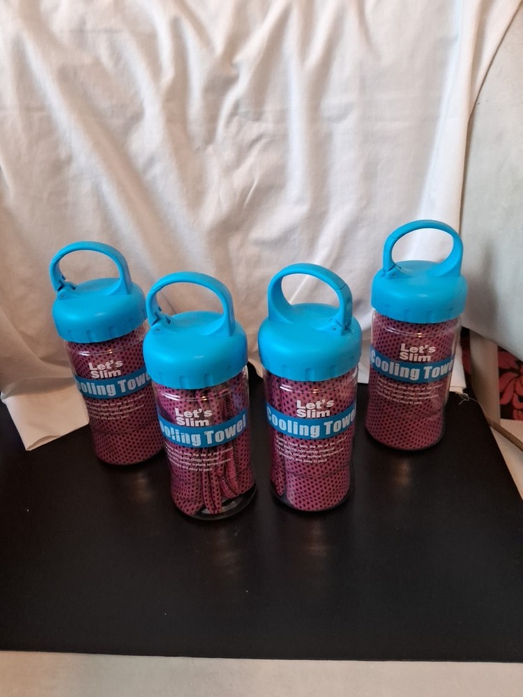 Let Slim CoolingTowel With Reuseable Cup