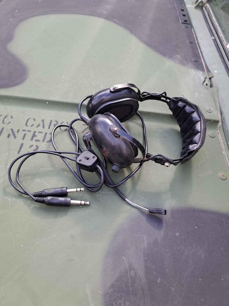 Flightcom Blackhawk Model 5DX Aviation Headset Airplane Jet Helicopter UNTESTED