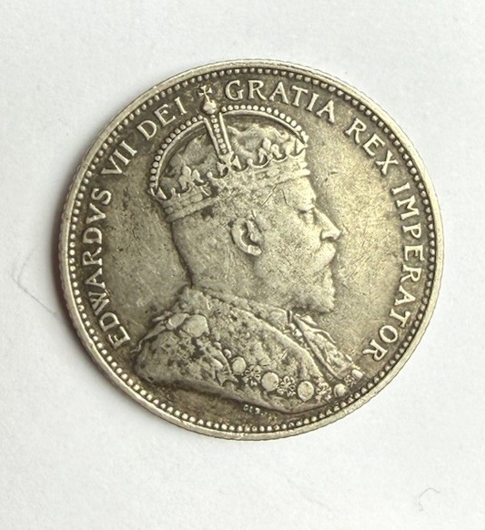 Canada, 1909 25 Cents, Scarce