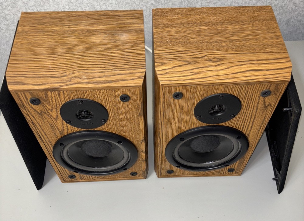 Infinity Reference E-L Bookshelf Speakers NEW FOAM - OEM Poly Graphite Woofers