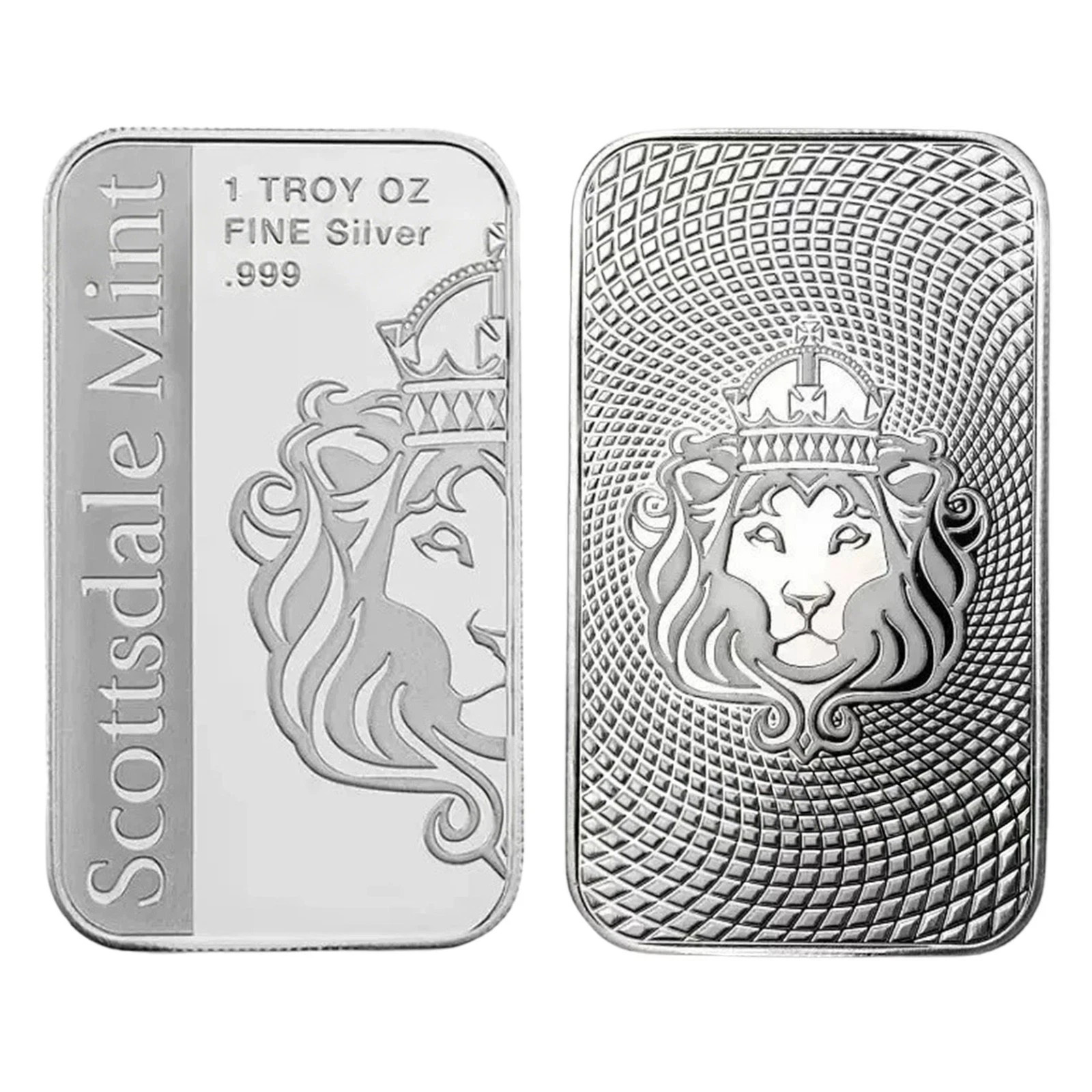 1PC 1 oz Silver Bar – Scottsdale Mint VORTEX Silver Bullion Bar (Replica)