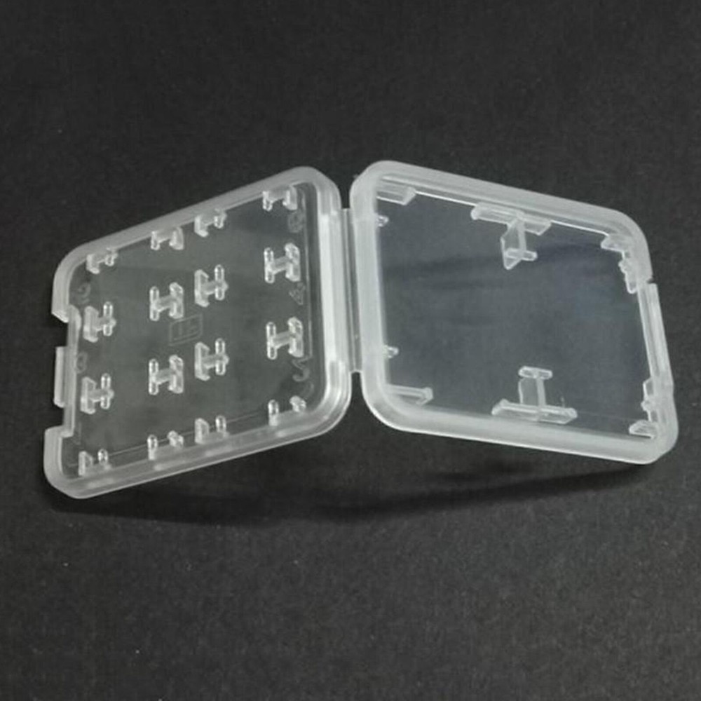 8 Slots Micro SD TF SDHC MSPD Memory Card Storage Box Protecter Case Holder US