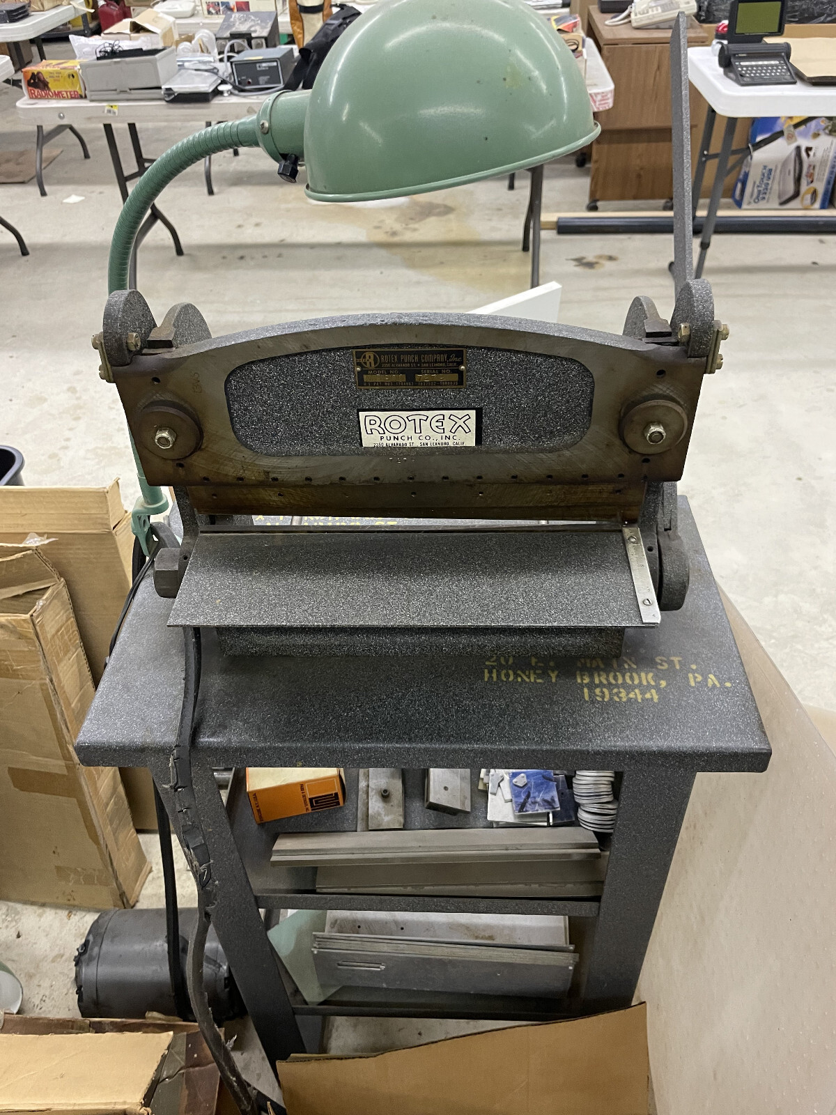 Rotex Punch Co. MB900 Minute Break Machine