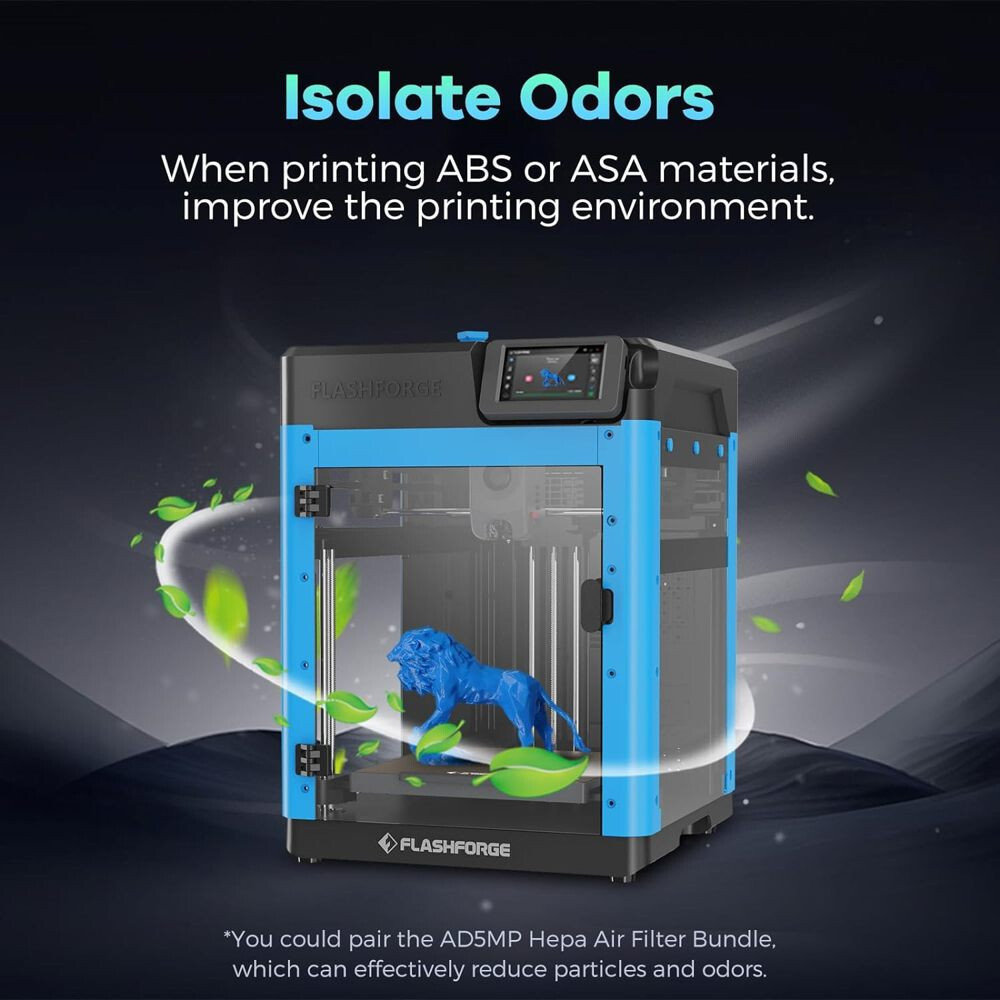 FLASHFORGE 3D Printer DIY Enclosure Kit for Adventurer 5M Stable Printing ASA PC