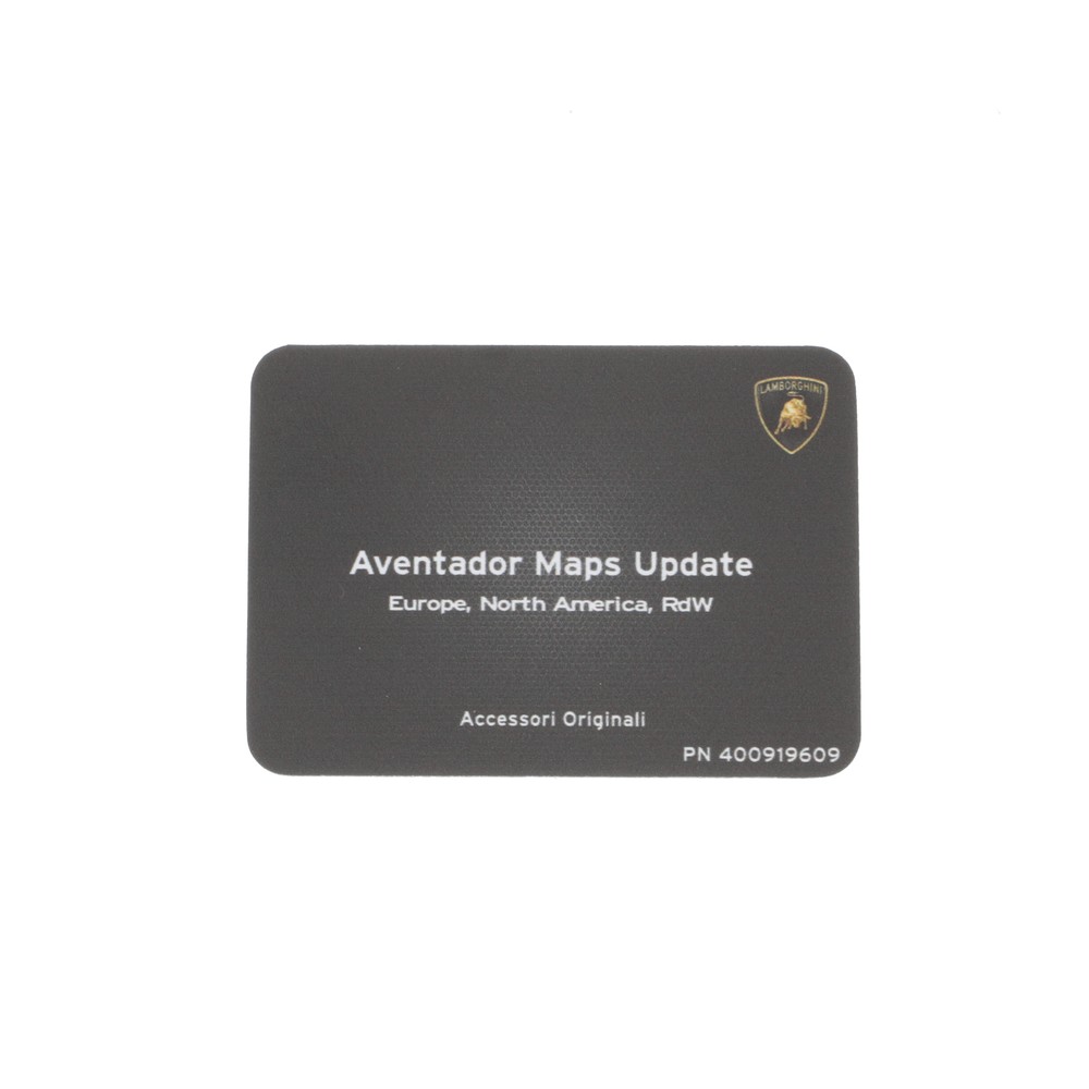 GENUINE LAMBORGHINI Aventador SAT NAV Update Scratch Card With Code 400919609