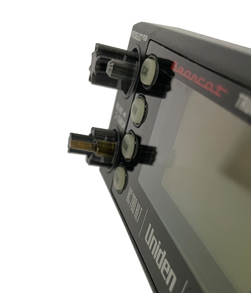 Uniden BC780XLT Radio Control Knobs Kit - Black