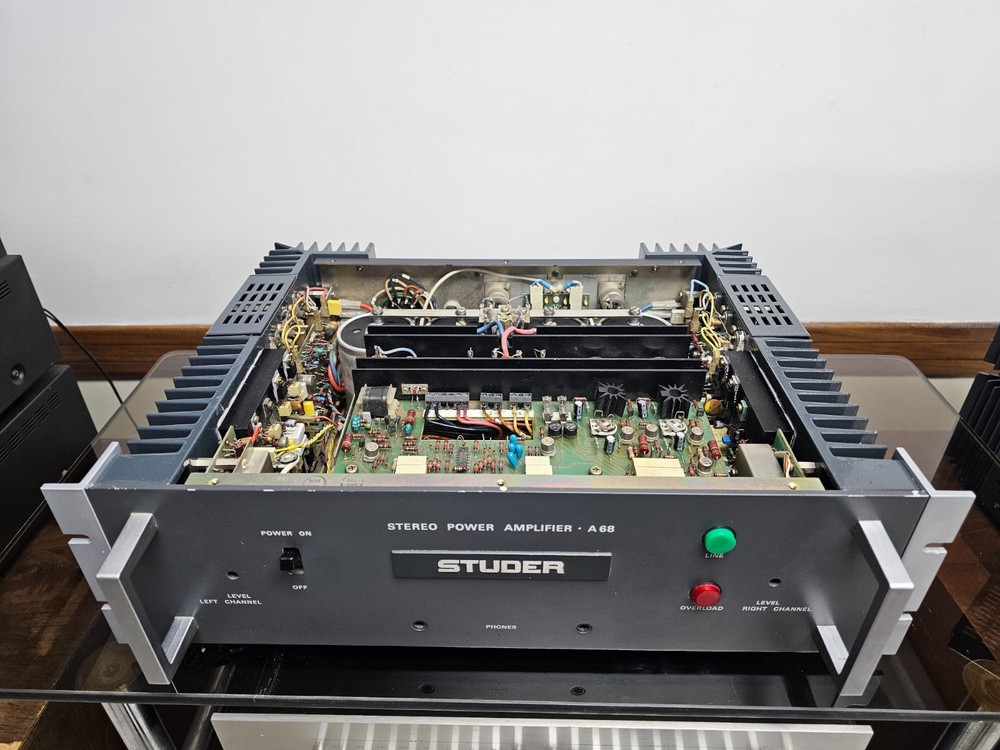 Studer A-68 Power Amplifier Serviced Operational
