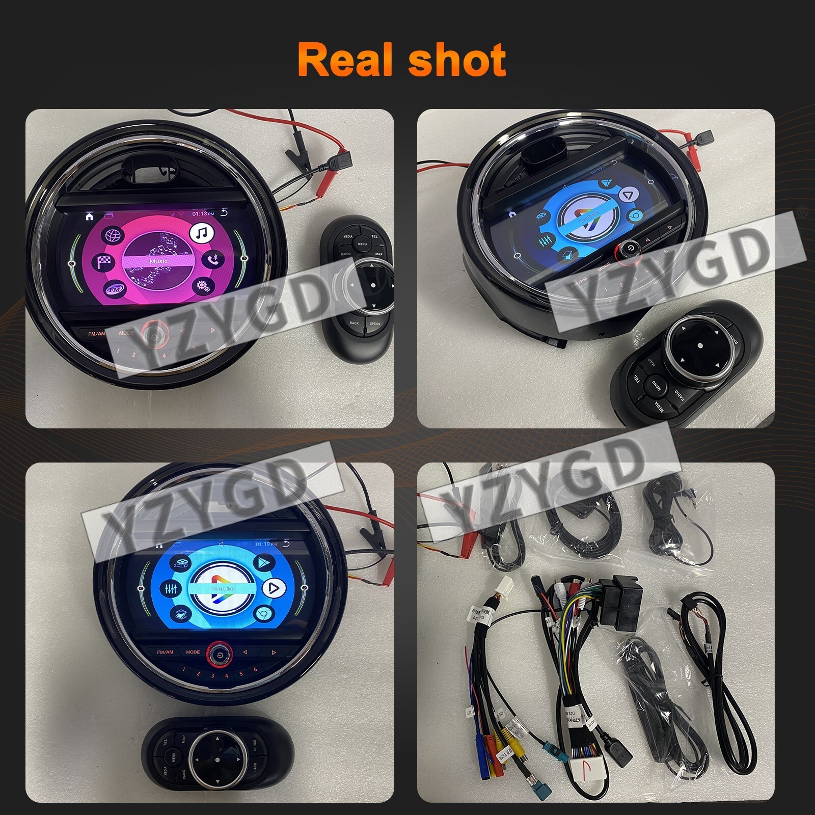 For BMW Mini Cooper 2015-2019 Android CarPlay Car Radio 2Din Stereo Receiver GPS