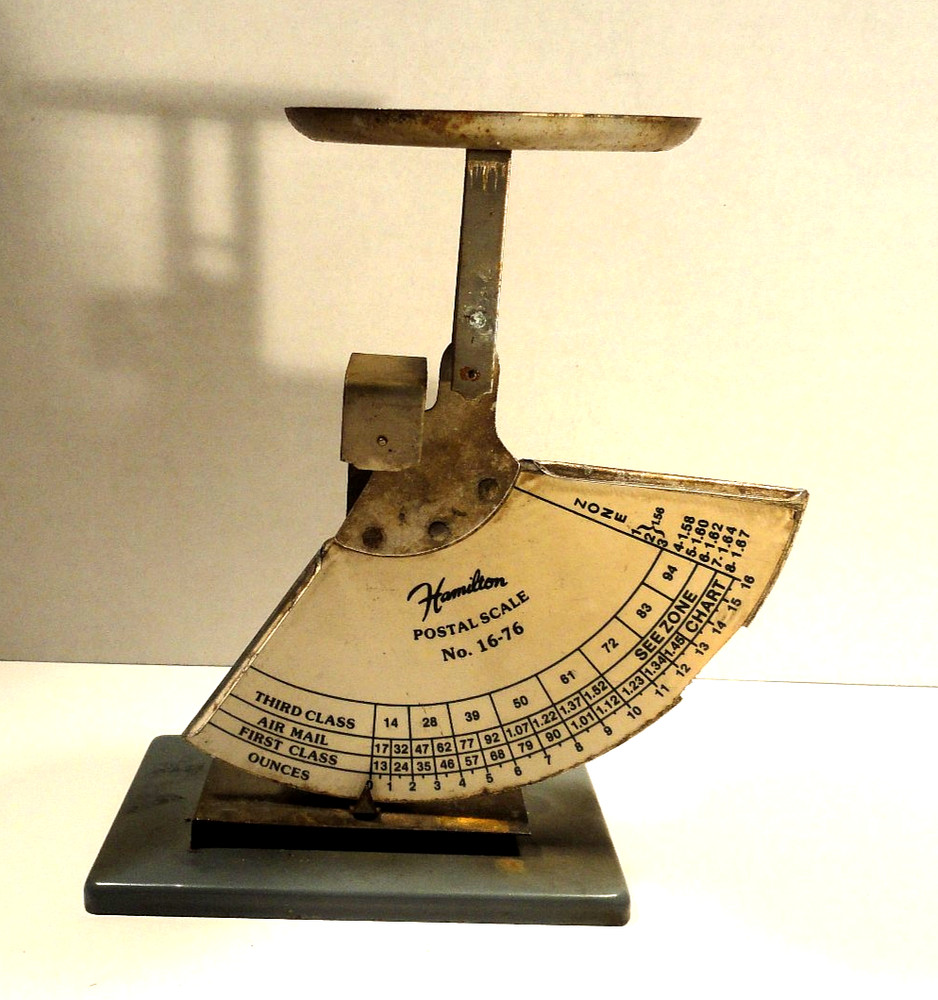 Vintage Hamilton Postal Scale No 16 - 76