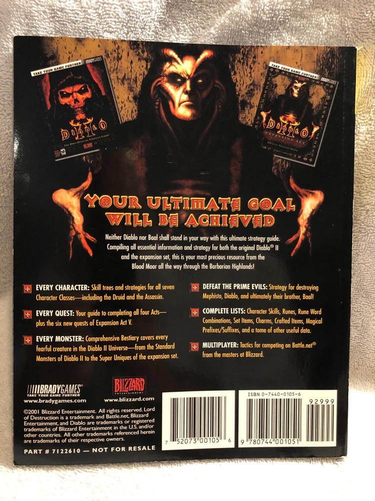 Diablo II, Ultimate Strategy Guide from BradyGames 2001