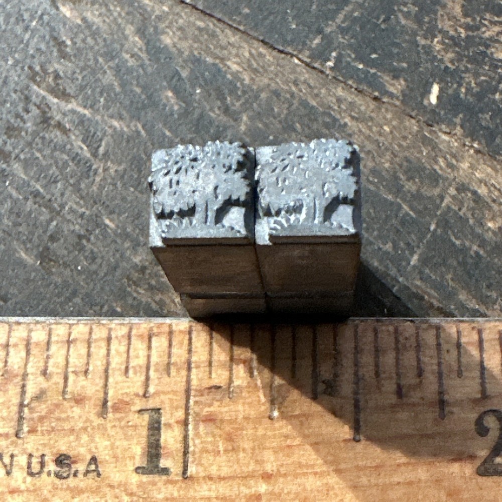 2 Printing Blocks ( Trees ) Dingbats Small