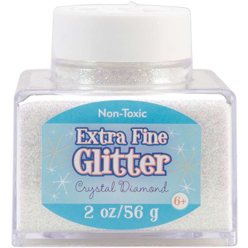 Extra Fine Glitter 2oz Crystal