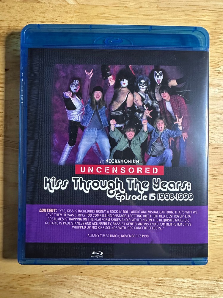 KISS - Through The Years 1998-1999 Vol 15 Blu-ray Live Gene Simmons Paul Stanley