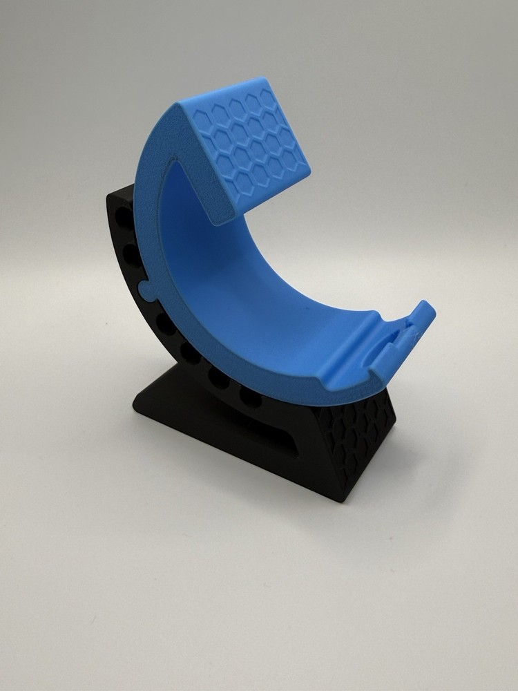 HEX Desktop Phone Holder Universal Hexagonal Pattern Pink Blue White Black