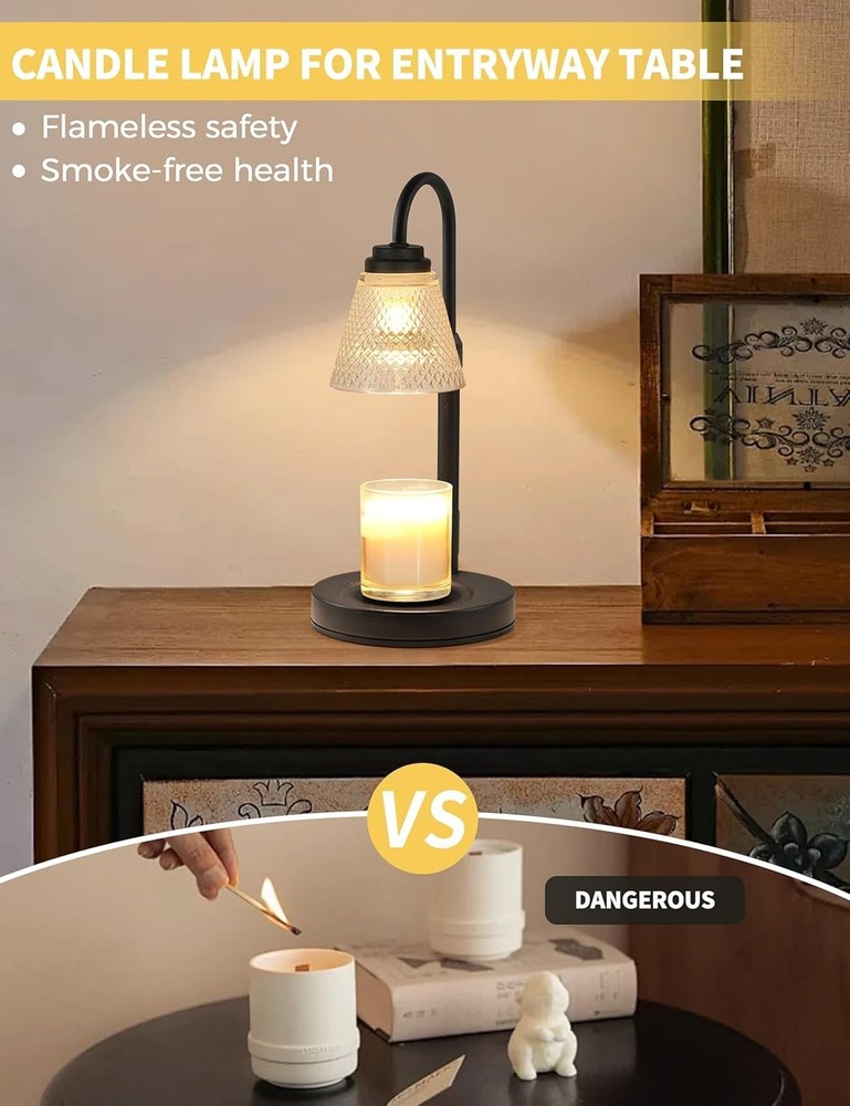 Candle Warmer Lamp with Timer Dimmer