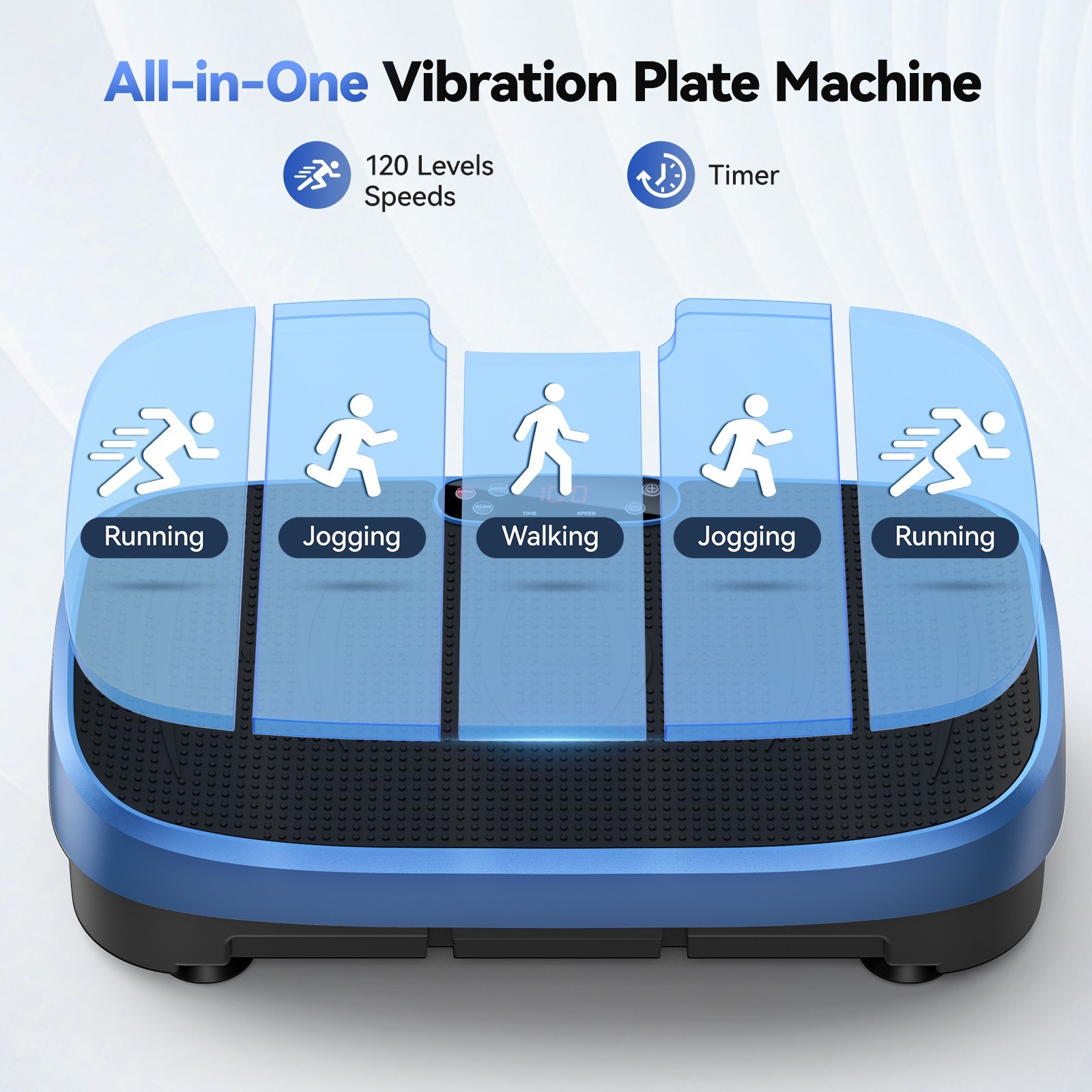 Vibration Plate Exercise Machine Curved Vibration Plate for Lymphatic Drainage