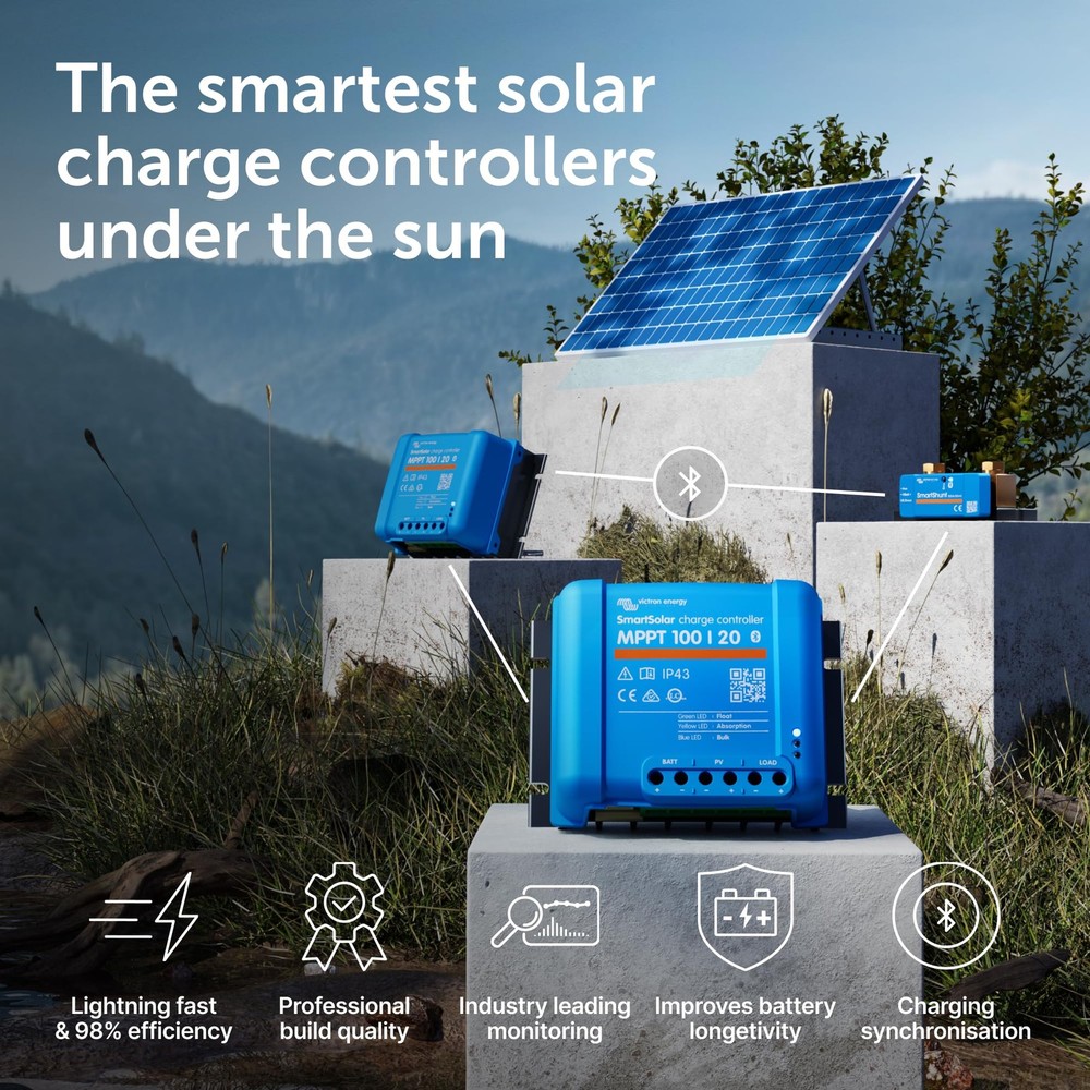 SmartSolar MPPT Solar Charge Controller (Bluetooth) - Charge Controllers for ...