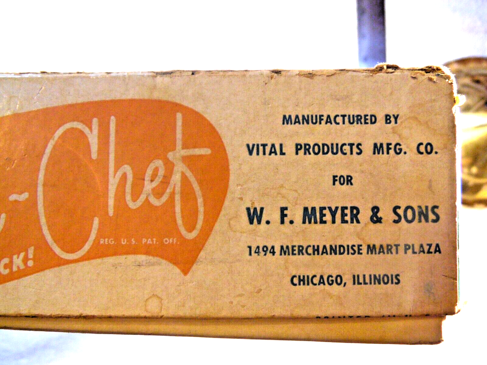 Vintage Cookie Chef Trigger Quick Biscuit Canapes Press Kit Original Box USA VG