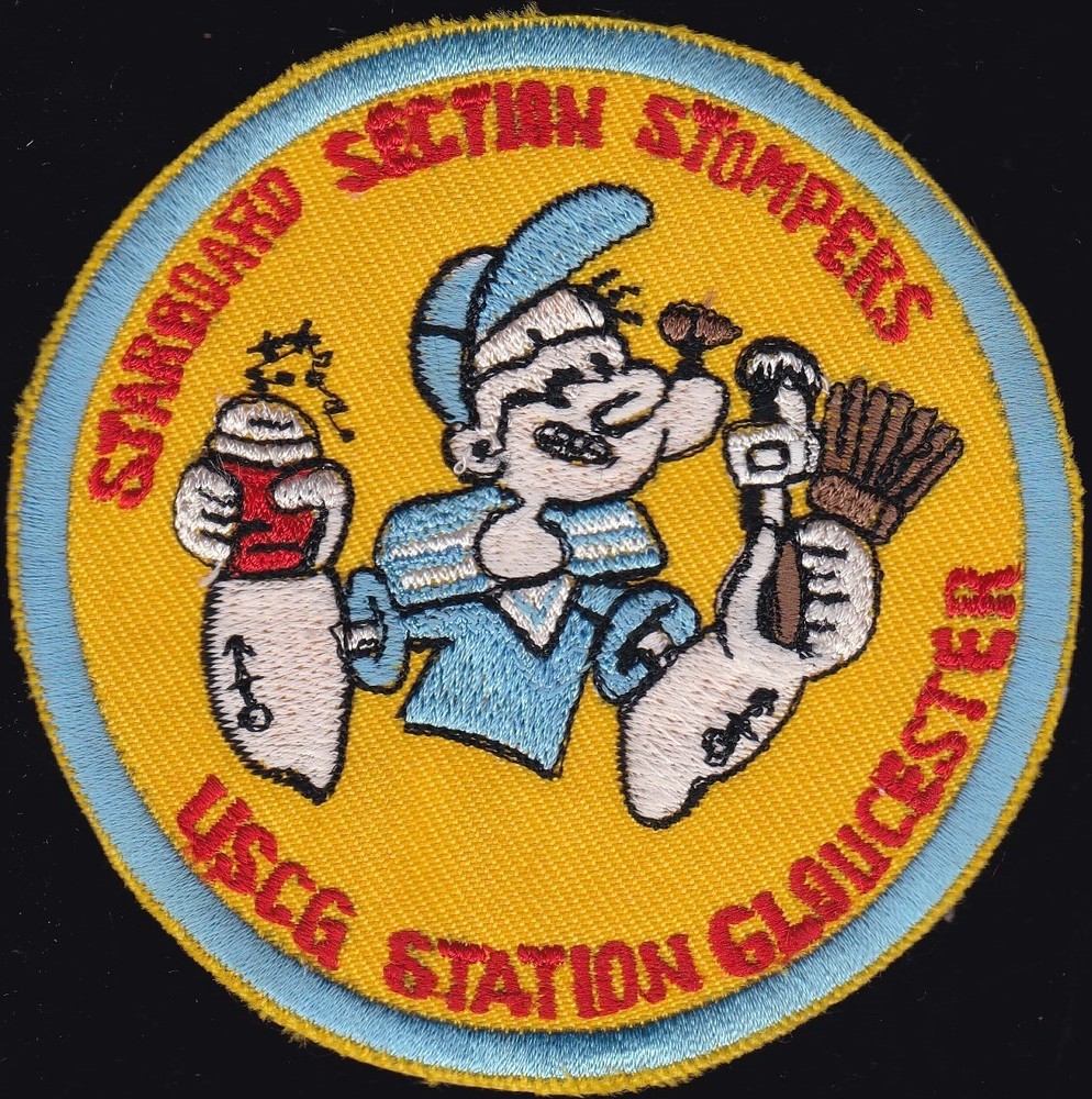 USCG Coast Guard USCG Station Gloucester Starboard Section Stompers Patch N-20
