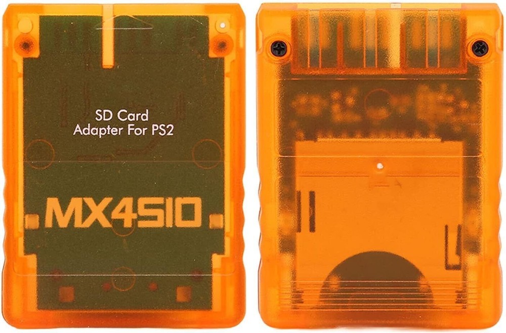 MX4SIO SIO2SD Micro SD Adapter PS2 Memory Card Expansion SIO Replacement Orange