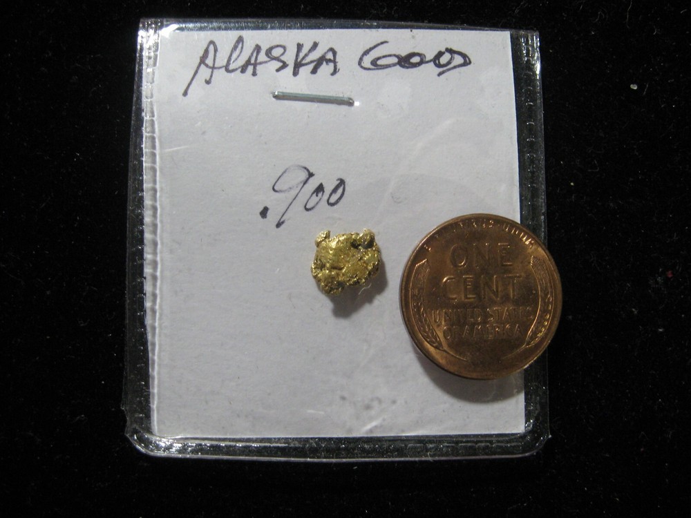 ALASKA GOLD NUGGET  .900 GRAMS