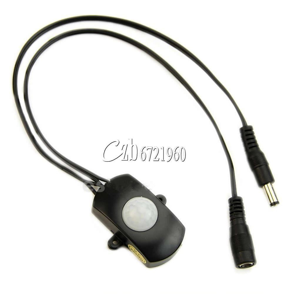 DC 5-24V 5A Infrared PIR Motion Sensor Security Light Control Switch + Connector