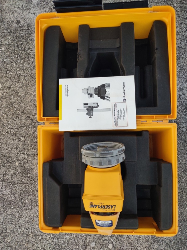 Spectra Physics Laser Plane Leveling System 130 with Case & Manual