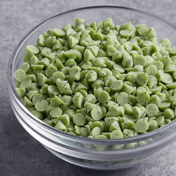 Green Mint 4M Baking Chips 25 lb.