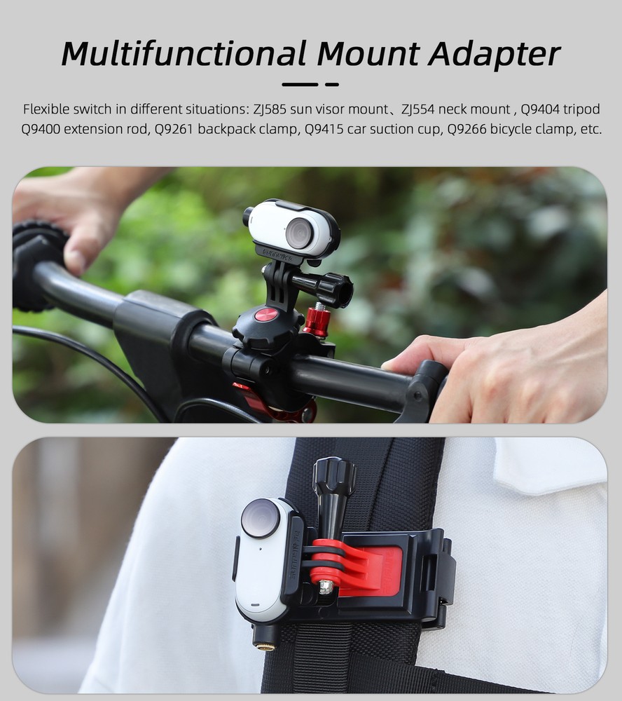 For Insta360 GO3 Action Camera Frame Adapter Extension Quick Release Accessories