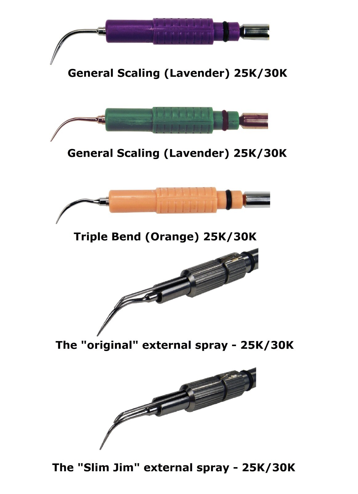 Vector Bucky Beaver Cavitron Ultrasonic Scaler Insert -SLIMLINE - 25K /30K -USA