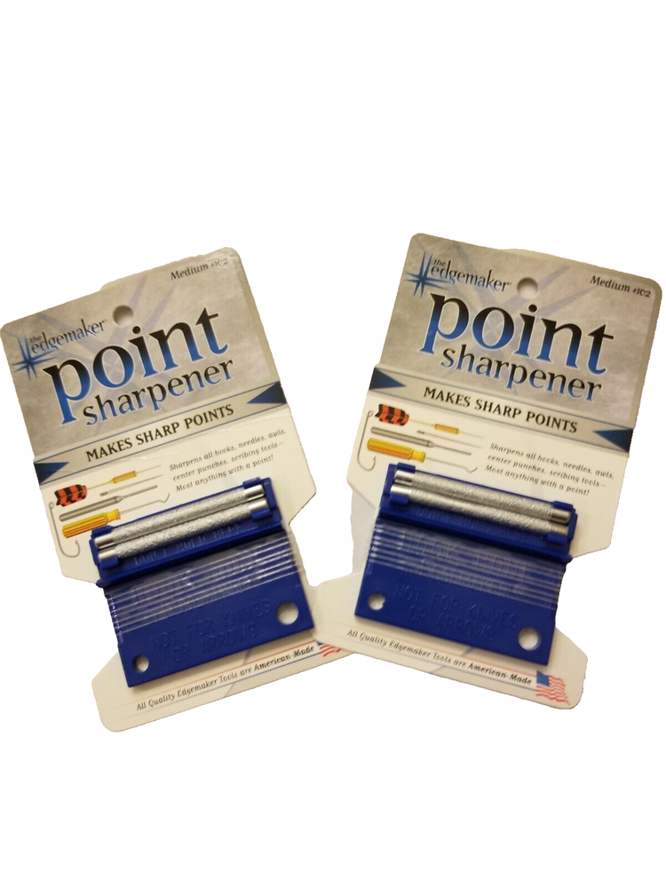 EDGEMAKER POINT Sharpener - SHARPENS ANYTHING WITH A POINT - MED GRIT #102 - USA