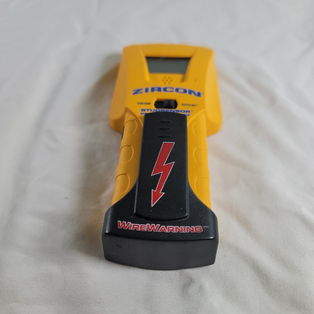 ZIRCON Electronic Deep Scan Stud Sensor PRO LCD Stud Scan With Wire Warning