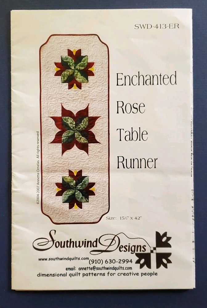 ENCHANTED ROSE Runner By Southwind Designs