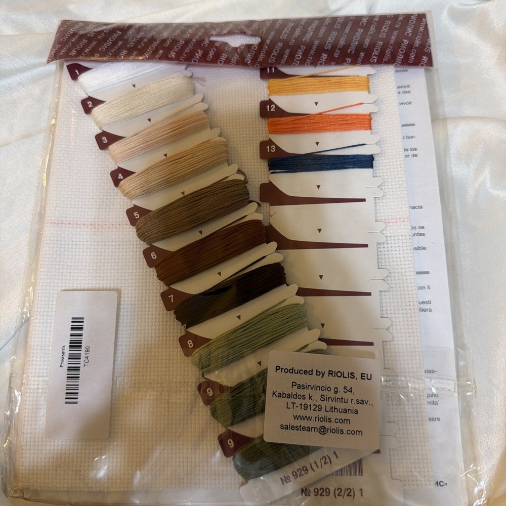 Cross-stitch kit Pheasants 929 Riolis