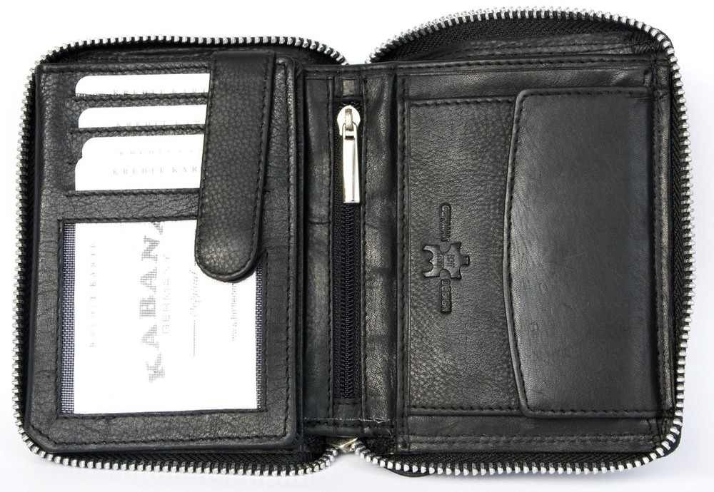 Men's Tri Fold, Black, One Size