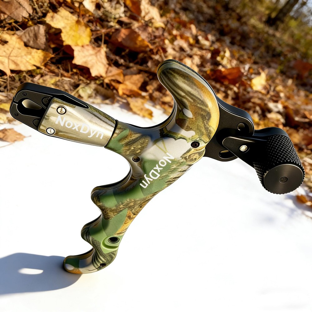 Archery Bow Release for Compound Bow, 4-Finger Adjustable Sensitivity Thumb R...