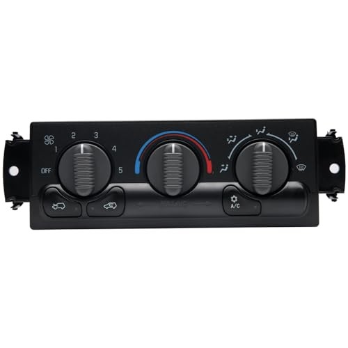 AC Heater Climate Control Module by - 15054697 - Without Rear Defogger Button