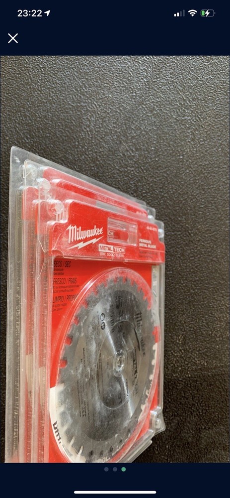 milwaukee 5 3/8" Cutting Metal Blade