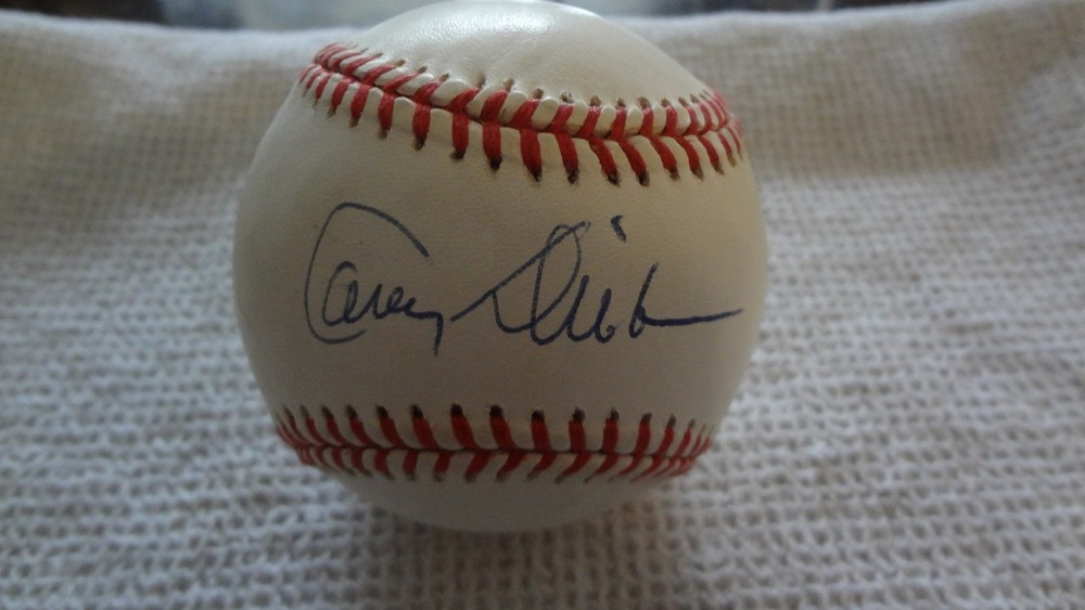 LARRY DIERKER AUTOGRAPHED BASEBALL
