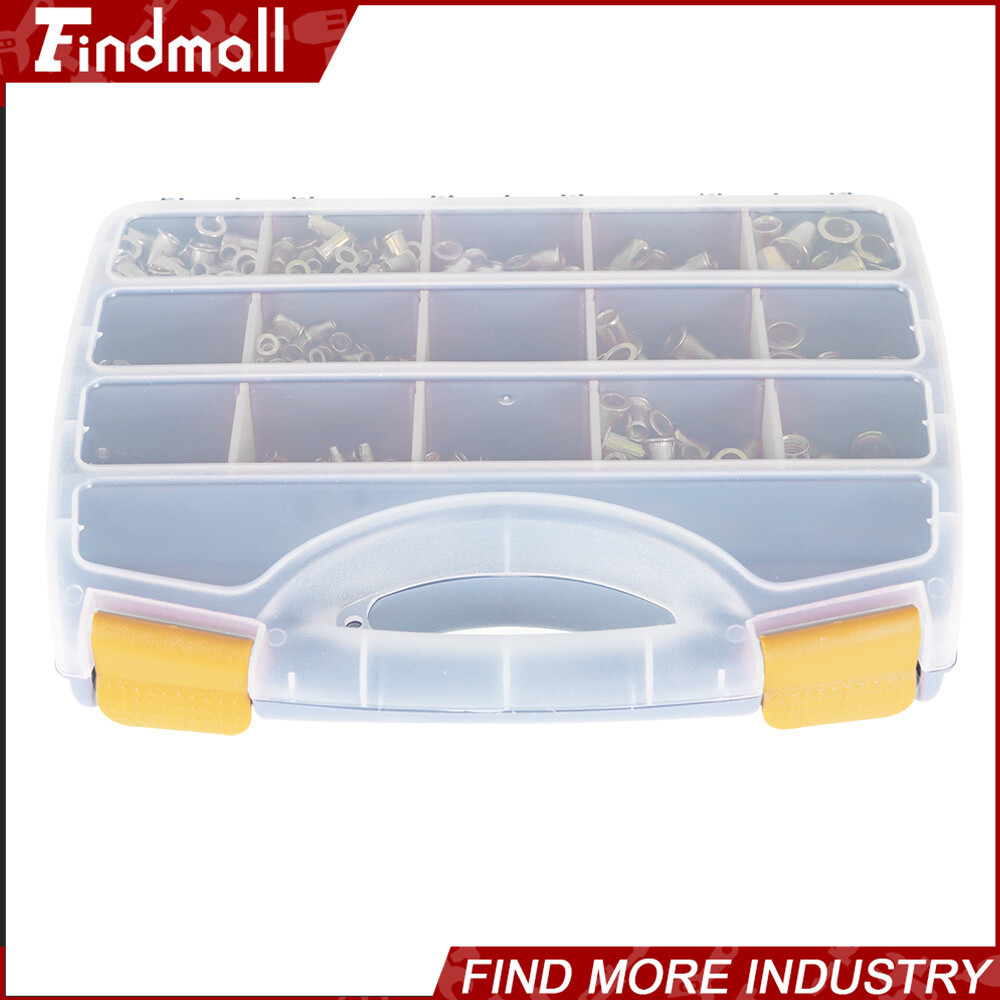 Findmall 900 Pack Rivet Nut Gun Kit Nut Setter Thread Setting Nutsert Tool